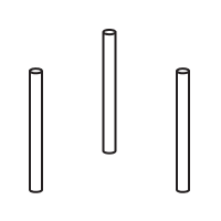 Type=Frame, Number=Cilindervormiege poten 3X