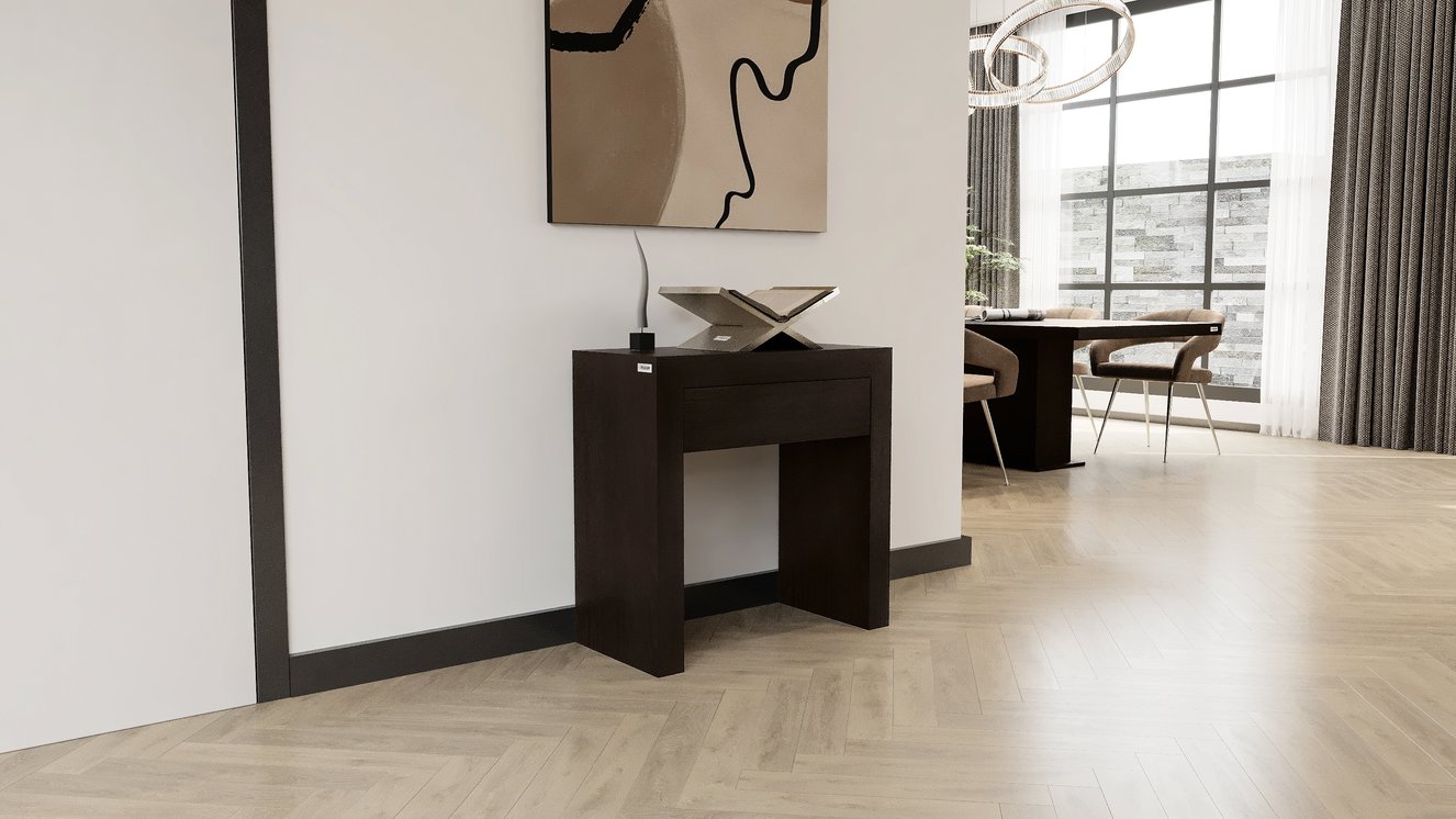 Bezos Sidetable 1-lade Rechthoekig Eiken