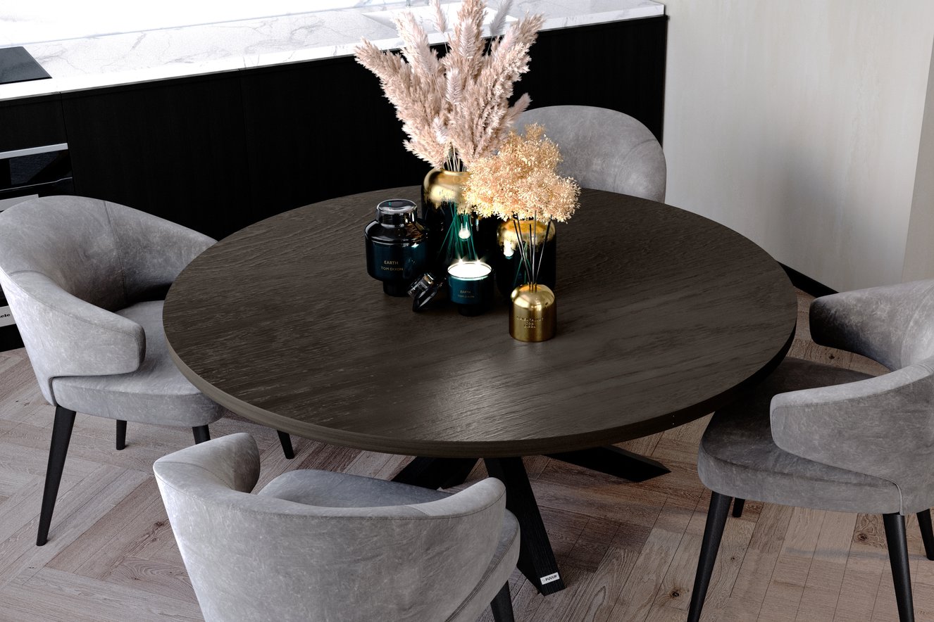 Walton Eettafel Rond Eiken
