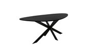 Kiezel Matrix schuin | PUUUR Eiken fineer tafel