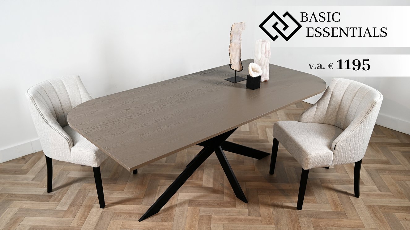 Logan Eettafel Parallel Eiken