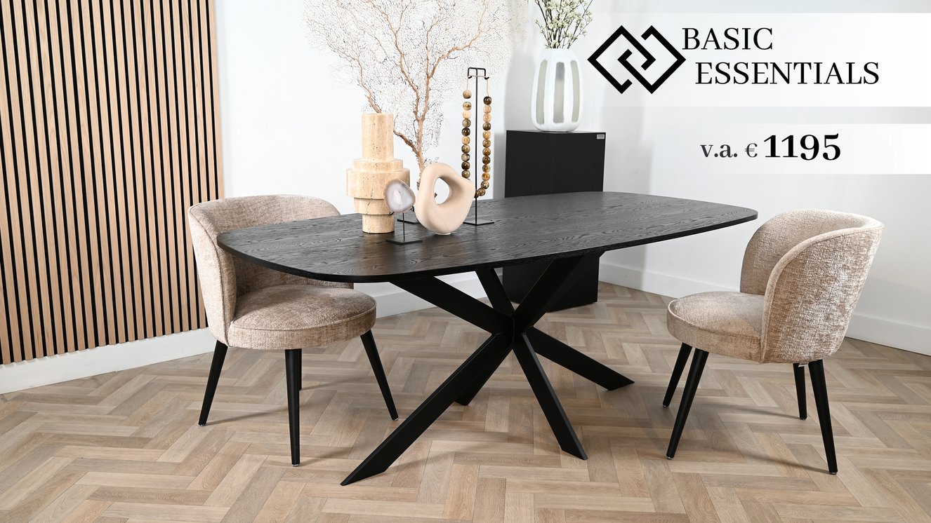 Duce Eettafel Deens	Ovaal Eiken