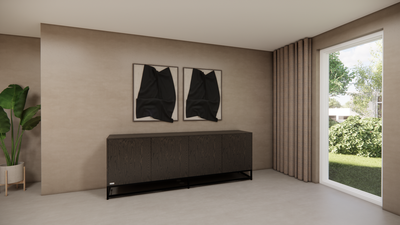 Thompson Dressoir 4-deurs Staand Eiken