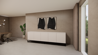 MDF dressoir staand op poot met 5 deuren | PUUUR