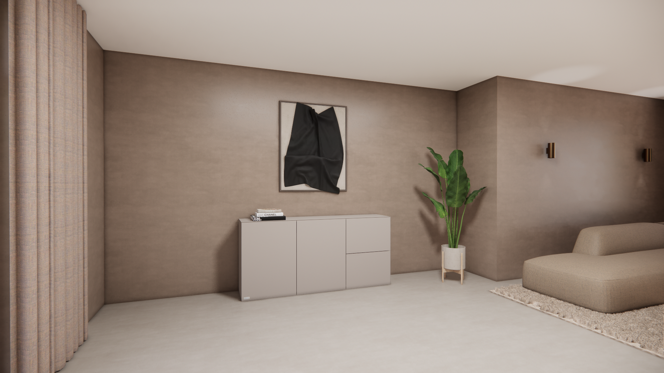 Zyan Dressoir 2 Deuren 2 Lade