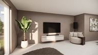 PUUUR Interiors | Rockefeller | Hangend TV meubel | 2 kleppen | MDF