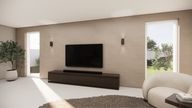 PUUUR Interiors | Rockefeller | Staand TV meubel | 3 kleppen | Eiken