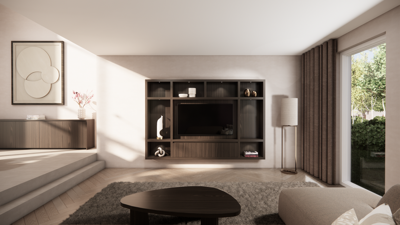 Cinewall	Como Hangend Eiken Piccolo b270xh180cm