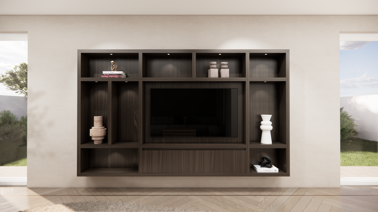 Cinewall	Como Hangend Eiken Medio b300xh180cm