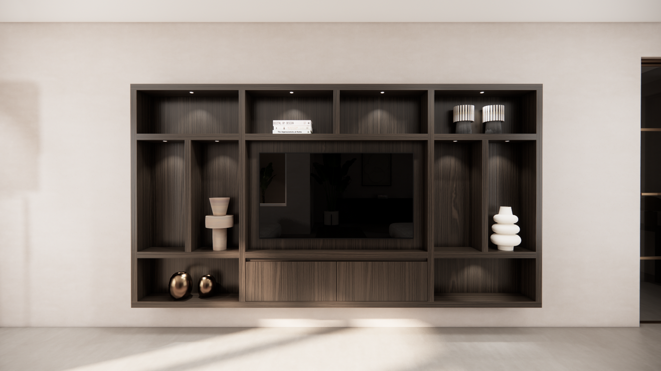 Cinewall	Como Hangend Eiken Grande b330xh180cm