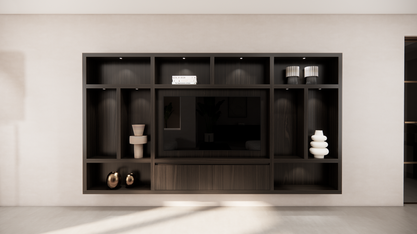 Cinewall	Como Hangend Eiken Grande b330xh180cm