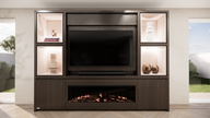 Cinewall Crace 280-340Dimplex Ignite Eiken Met Inzetbak