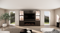 Cinewall Crace 280-340Dimplex Ignite Eiken Met Inzetbak