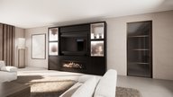 Grace Cinewall Queen-size 280-340 cm Eiken Kalfire E-65 Eiken
