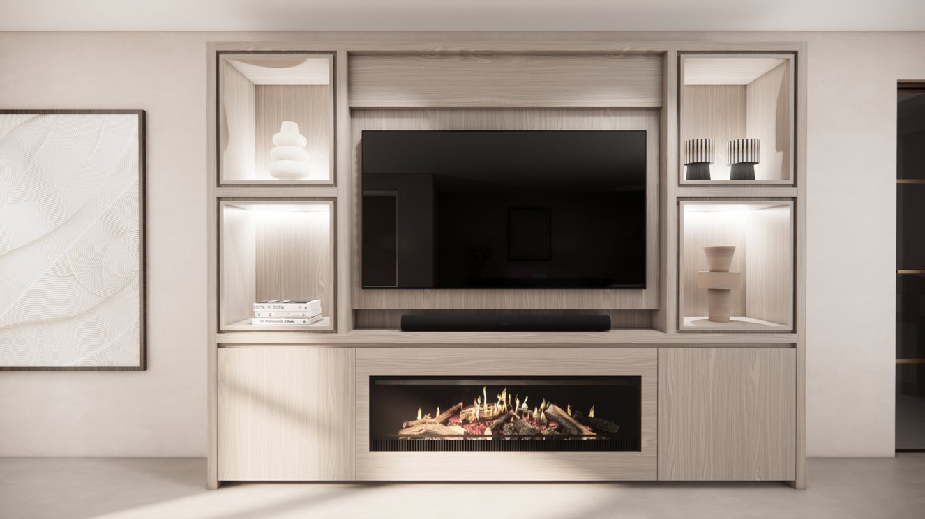 Cinewall	Grace Queen-size 280-340	cm Eiken Kalfire	E-SERIE