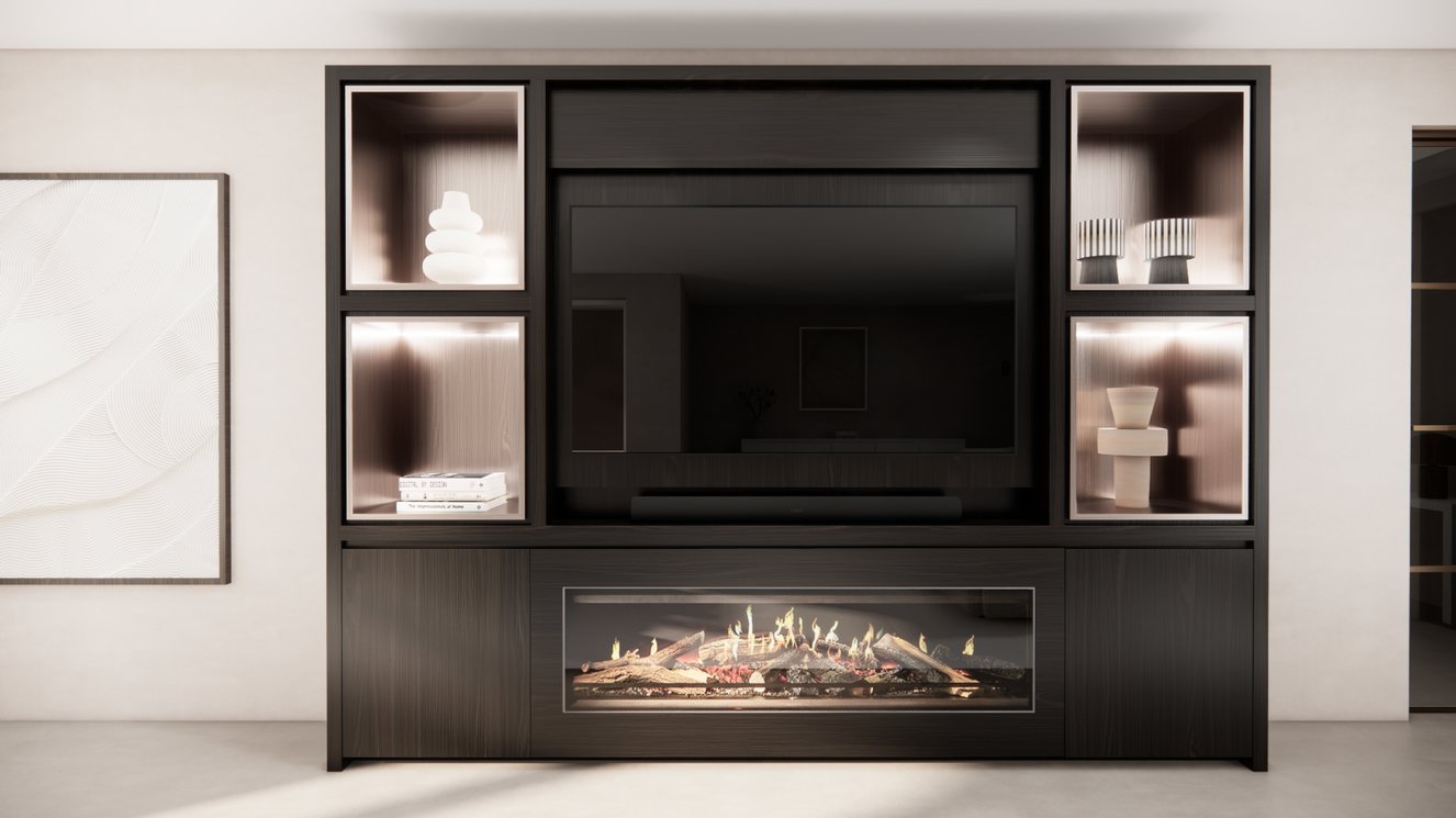 Cinewall	Grace Queen-size 280-340	cm Eiken Kalfire	E-ONE