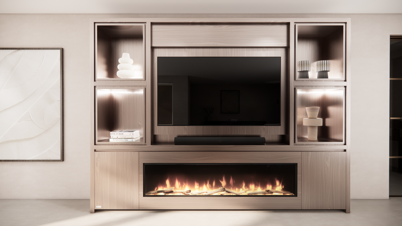 Cinewall	Grace Queen-size 280-340	cm Eiken Dimplex