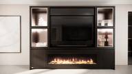 Cinewall Crace 280-340Dimplex Ignite Eiken Met Inzetbak