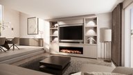 Andrew Cinewall Queen-size 280-340 cm Eiken British Fires 160cm