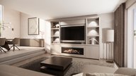 Andrew Cinewall Queen-size 280-340 cm Eiken Kalfire E-65
