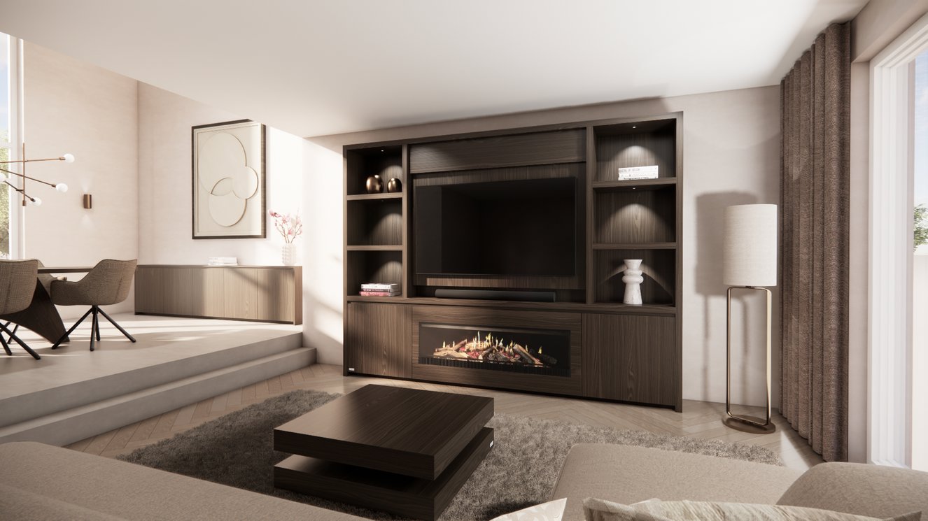 Cinewall	Andrew Queen-size 280-340	cm Eiken Kalfire	E-SERIE