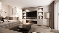 Andrew Cinewall Queen-size 280-340 cm Eiken Kalfire E-ONE 160cm