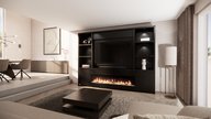 Andrew Cinewall Queen-size 280-340 cm Eiken Dimplex 74inch