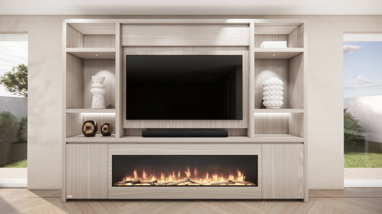 Cinewall	Hudson Queen-size 280-340	cm Eiken Dimplex