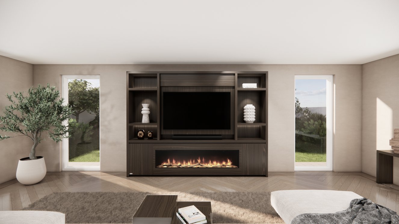 Cinewall	Hudson Queen-size 280-340	cm Eiken Dimplex