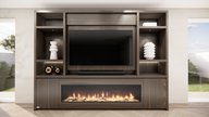 Hudson Cinewall Queen-size 280-340 cm Eiken Dimplex 74 Inch