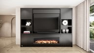 Franklin Cinewall Queen-size 280-340 cm Eiken British Fires 160C