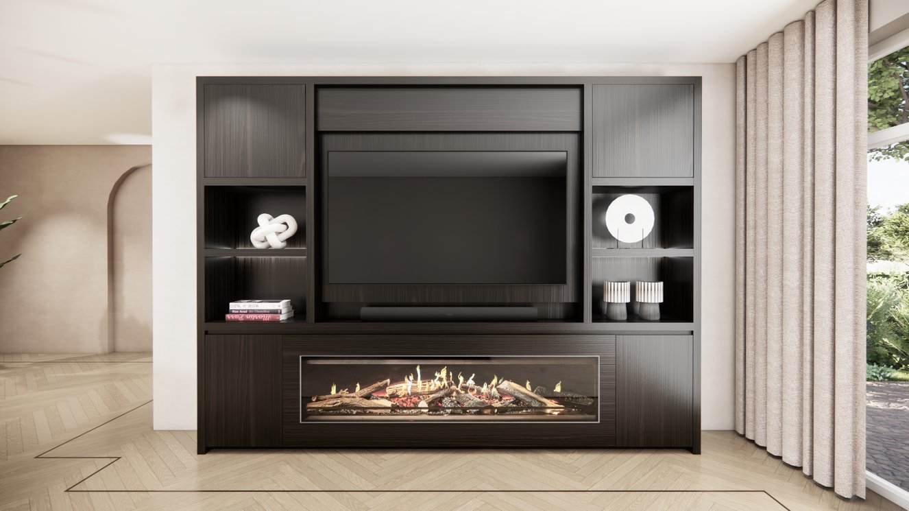 Cinewall	Franklin Queen-size 280-340	cm Eiken Kalfire	E-ONE