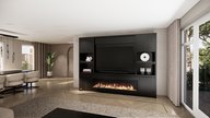 Franklin Cinewall Queen-size 280-340 cm Eiken Dimplex 74 Inch