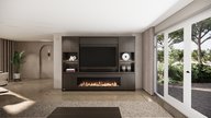 Franklin Cinewall Queen-size 280-340 cm Eiken Dimplex 74 Inch