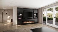Franklin Cinewall Queen-size 280-340 cm Eiken Dimplex 74 Inch