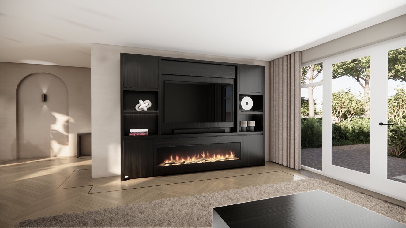 Cinewall	Franklin Queen-size 280-340	cm Eiken Dimplex