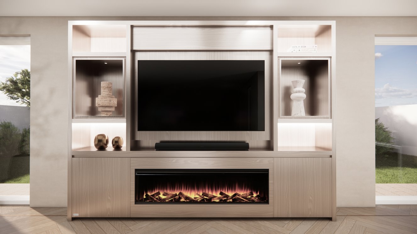 Cinewall	Cole Queen-size 280-340	cm Eiken British	Fires