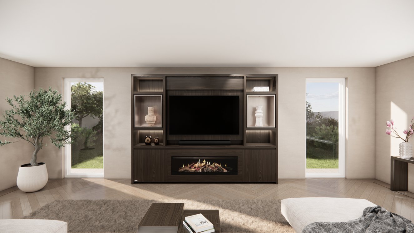 Cinewall	Cole Queen-size 280-340	cm Eiken Kalfire	E-SERIE