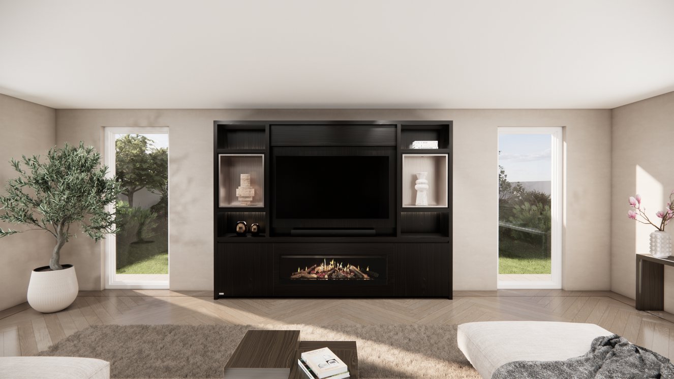 Cinewall	Cole Queen-size 280-340	cm Eiken Kalfire	E-SERIE