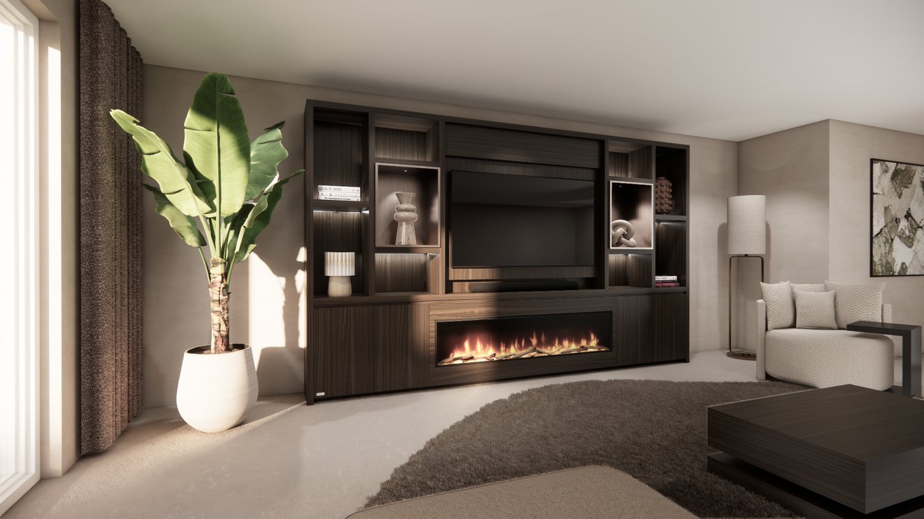 Cinewall	Cole King-size 350-410	cm Eiken Dimplex