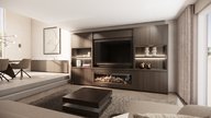 Franklin Cinewall King-size 350-410 cm Eiken Kalfire E-ONE 160
