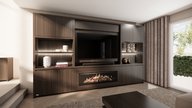 Franklin Cinewall King-size 350-410 cm Eiken Kalfire E-SERIE E-65