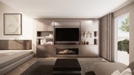 Franklin Cinewall King-size 350-410 cm Eiken Kalfire E-SERIE E-65