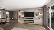 Hudson Cinewall King-size 350-410 cm Eiken Kalfire E-ONE 160