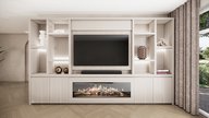 Hudson Cinewall King-size 350-410 cm Eiken Kalfire E-ONE 160