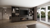 Hudson Cinewall King-size 350-410 cm Eiken Kalfire E-SERIE E-65