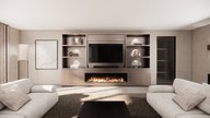 Andrew Cinewall King-size 350-410 cm Eiken Dimplex 74inch
