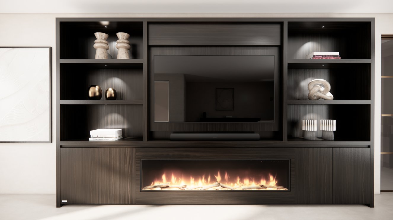 Cinewall	Andrew King-size 350-410	cm Eiken Dimplex