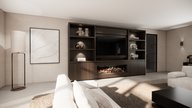 Andrew Cinewall King-size 350-410 cm Eiken Kalfire E-ONE 160F