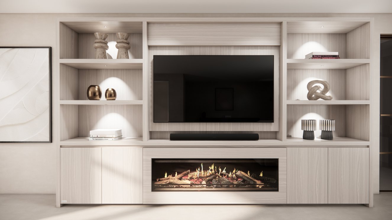 Cinewall	Andrew King-size 350-410	cm Eiken Kalfire	E-ONE